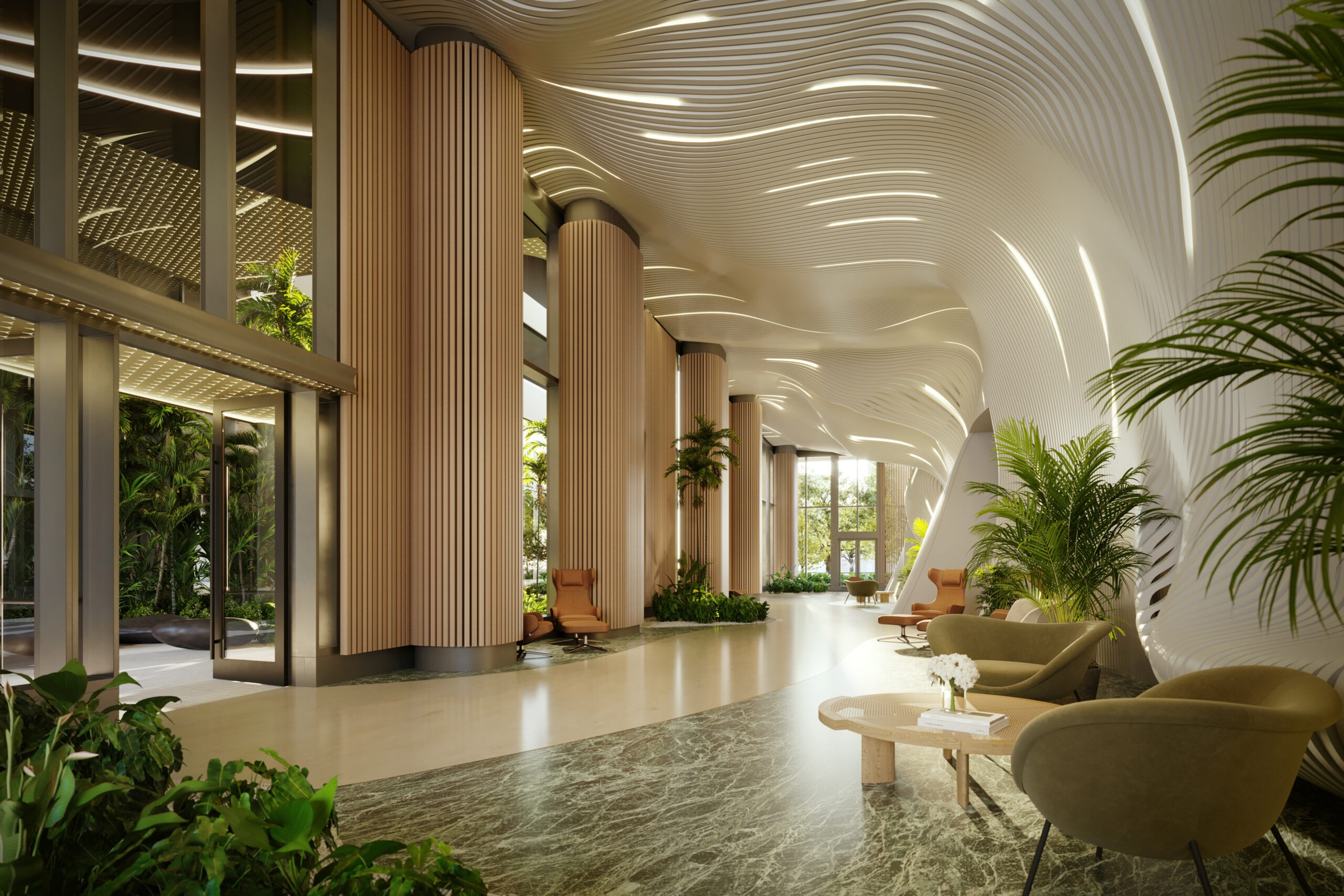 Mercedes-Benz Places — reception lobby