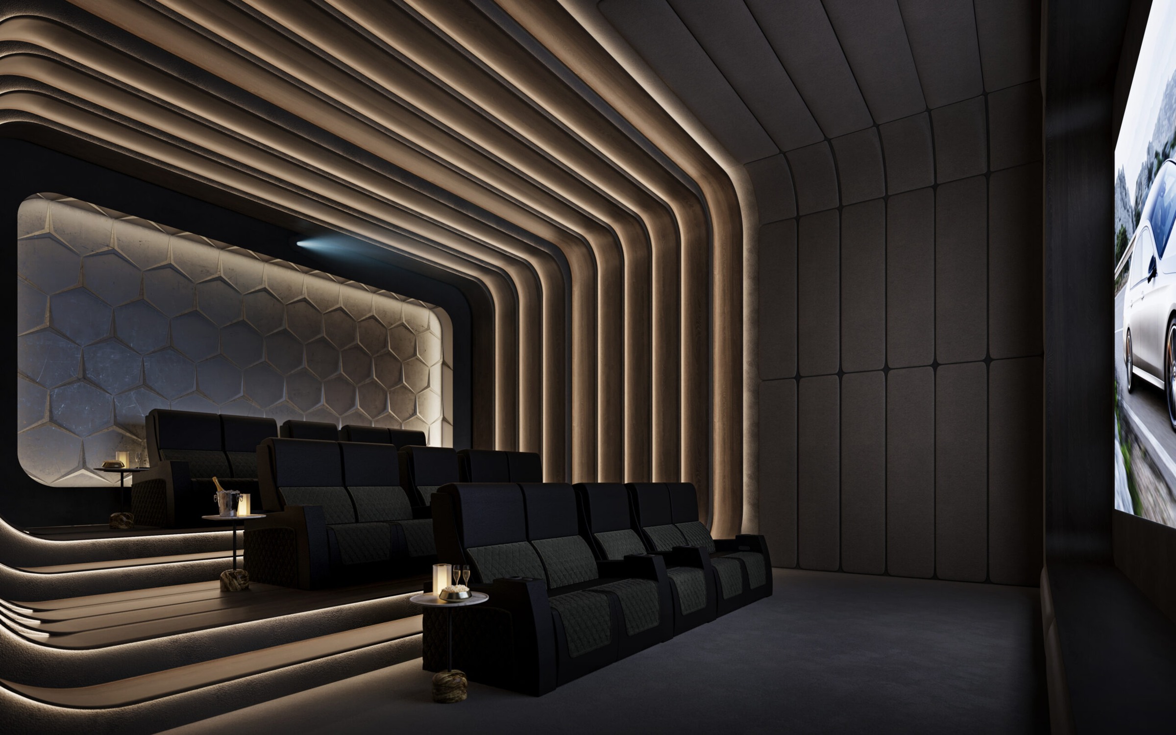 Mercedes-Benz Places — Cine privado