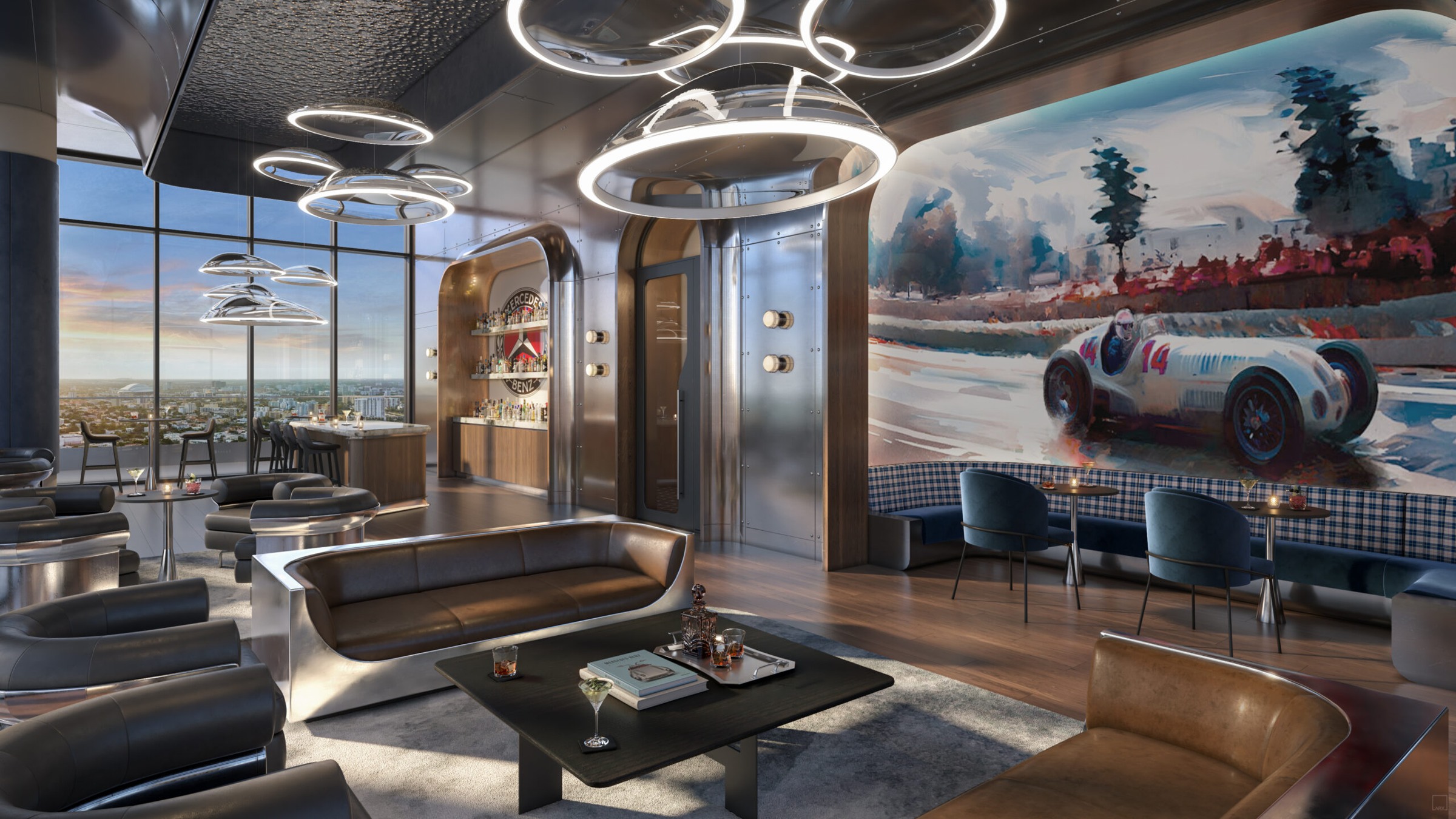 Mercedes-Benz Places — Silver Arrow Lounge