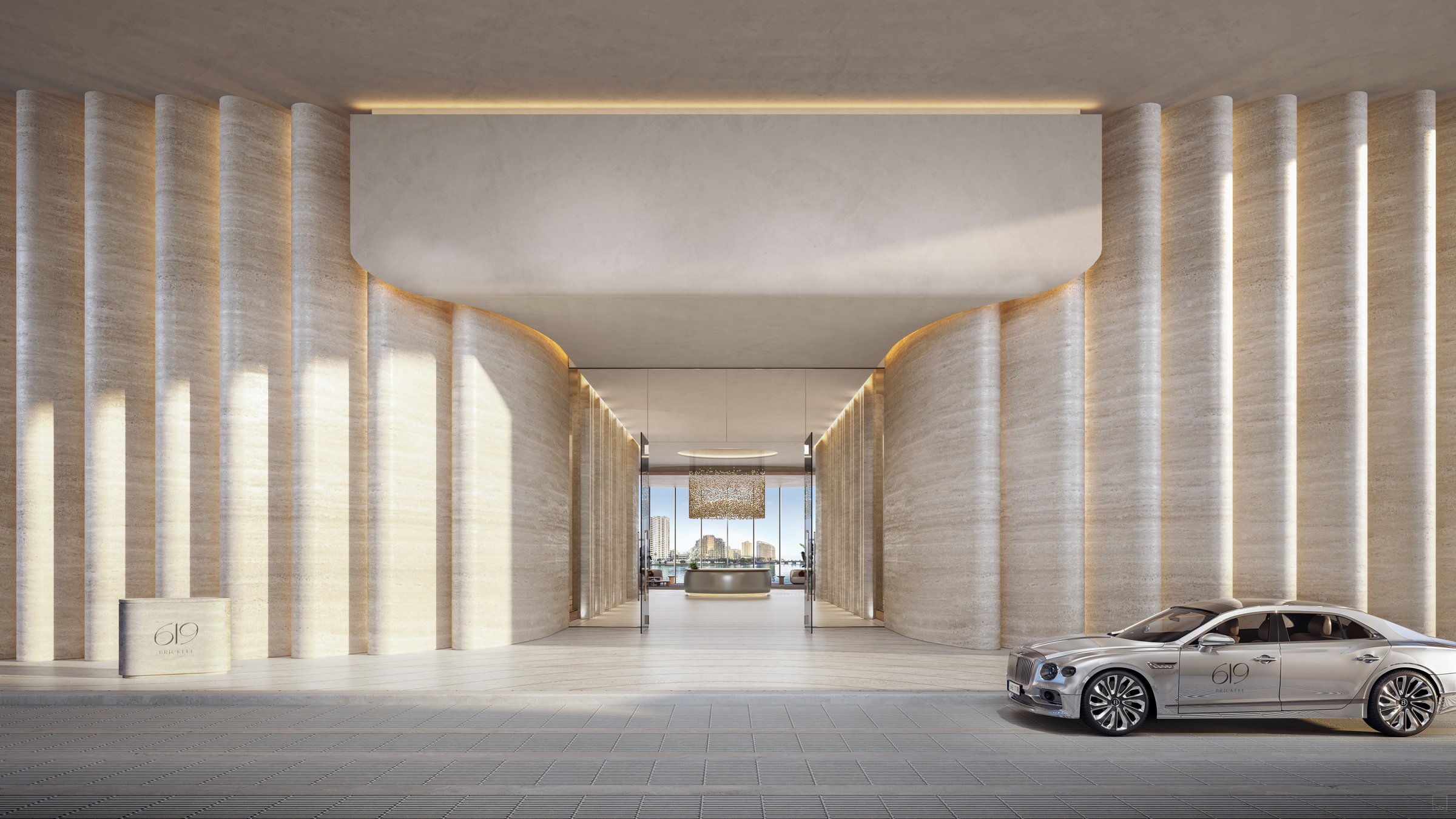 Nobu Residences Brickell — Porte-cochère privado