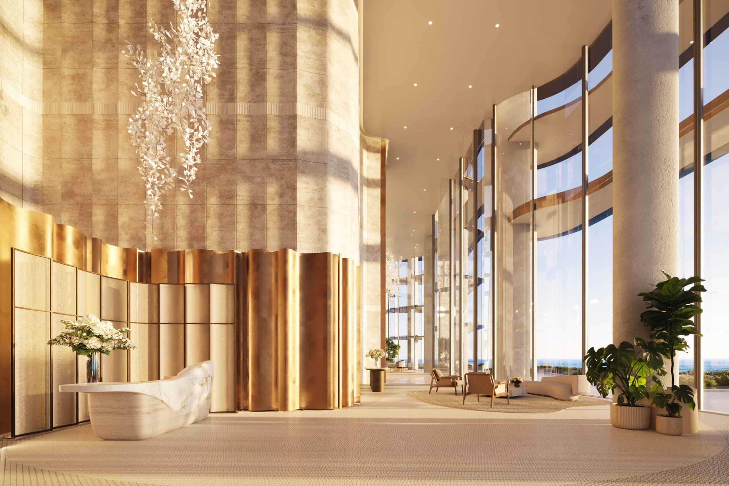 The Residences at Mandarin Oriental — Lobby Torre Sur